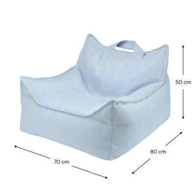 Fotoliu pentru copii sac de șezut Wigiwama® - Azure Outdoor Beanbag Chair Fotoliu pentru copii sac de șezut Wigiwama® - Azure Outdoor Beanbag Chair