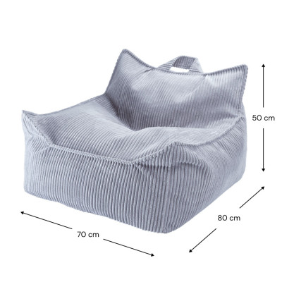 Fotoliu pentru copii sac de șezut Wigiwama® - Blueberry Blue Beanbag Chair Fotoliu pentru copii sac de șezut Wigiwama® - Blueberry Blue Beanbag Chair
