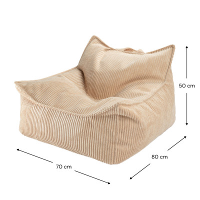 Fotoliu pentru copii sac de șezut Wigiwama® - Brown Sugar Beanbag Chair Fotoliu pentru copii sac de șezut Wigiwama® - Brown Sugar Beanbag Chair