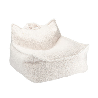 Fotoliu pentru copii sac de șezut Wigiwama® - Cream White Beanbag Chair Fotoliu pentru copii sac de șezut Wigiwama® - Cream White Beanbag Chair