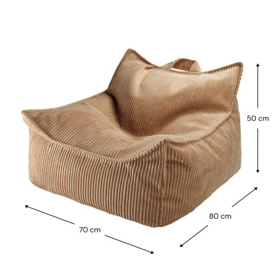 Fotoliu pentru copii sac de șezut Wigiwama® - Toffee Beanbag Chair Fotoliu pentru copii sac de șezut Wigiwama® - Toffee Beanbag Chair