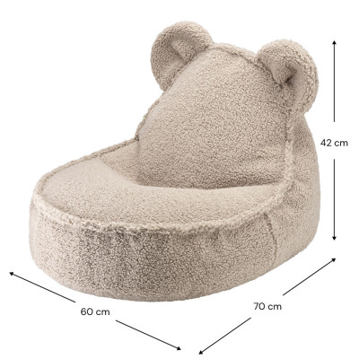 Fotoliu pentru copii sac de șezut Wigiwama® - Biscuit Bear Beanbag Fotoliu pentru copii sac de șezut Wigiwama® - Biscuit Bear Beanbag