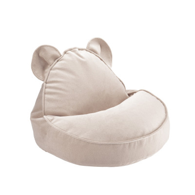 Fotoliu pentru copii sac de șezut Wigiwama® - Dusty Beige Bear Beanbag