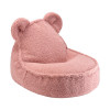 Fotoliu pentru copii sac de șezut Wigiwama® - Guava Pink Bear Beanbag