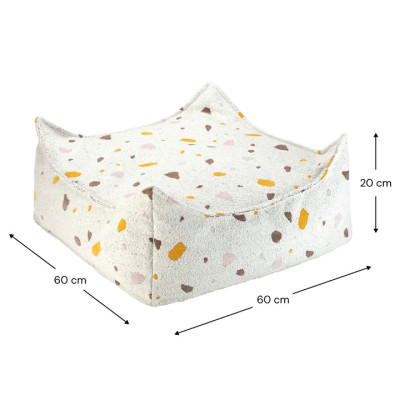 Otoman Wigiwama® - Terrazzo Marble Square Ottoman Otoman Wigiwama® - Terrazzo Marble Square Ottoman