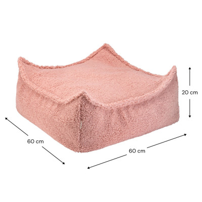 Otoman Wigiwama® - Guava Pink Square Ottoman Otoman Wigiwama® - Guava Pink Square Ottoman