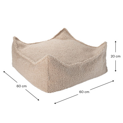 Otoman Wigiwama® - Biscuit Square Otoman Wigiwama® - Biscuit Square