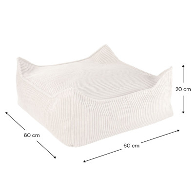 Otoman Wigiwama® - Marshmallow Square Otoman Wigiwama® - Marshmallow Square