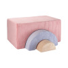 Wigiwama® Pink Mousse Rainbow Playset Wigiwama® Pink Mousse Rainbow Playset