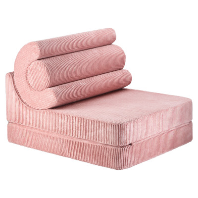 Fotoliu extensibil pentru copii Wigiwama® - Pink Mousse Flipster 
