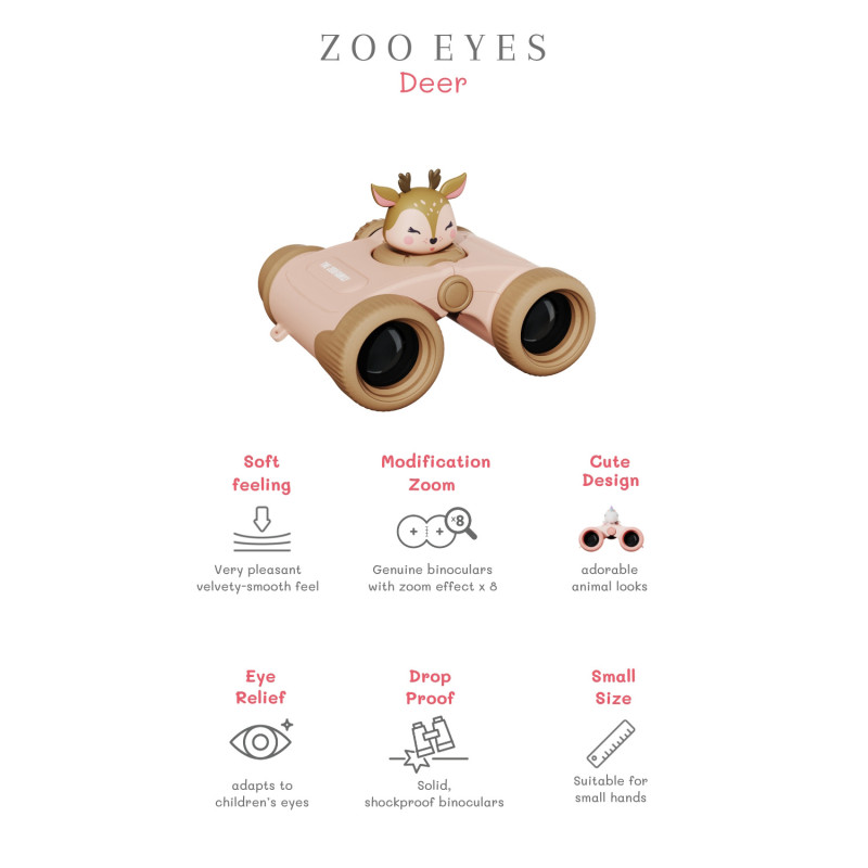 Binoclu pentru copii Căprioară – The Zoofamily
