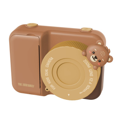 The Zoofamily Print aparat foto digital pentru copii urs The Zoofamily Print aparat foto digital pentru copii urs