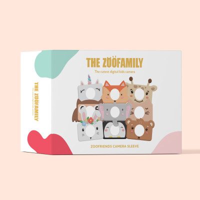 The Zoofamily husă din silicon pentru aparat foto girafă The Zoofamily husă din silicon pentru aparat foto girafă