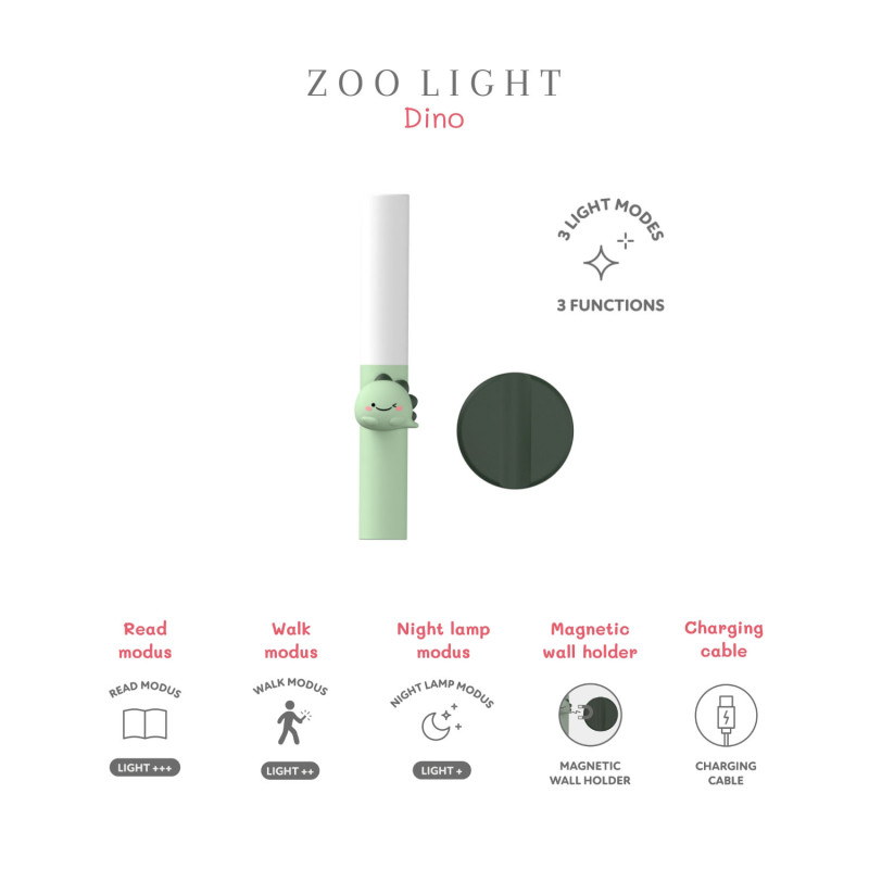 The Zoofamily lanternă pentru copii Dino The Zoofamily lanternă pentru copii Dino