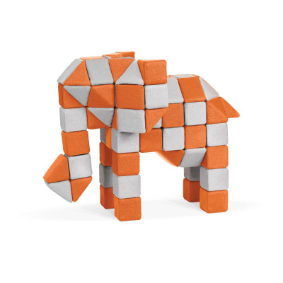 Set de construcție magnetic JollyHeap Creative cu 100 cuburi