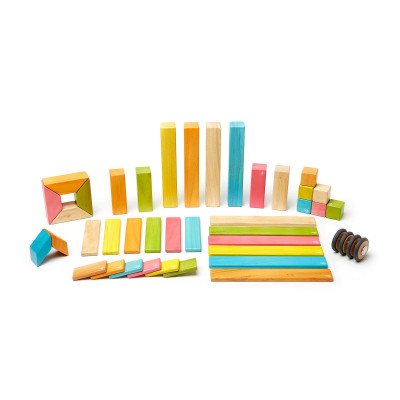 Set de construcție magnetică Tegu Tints 42 piese
