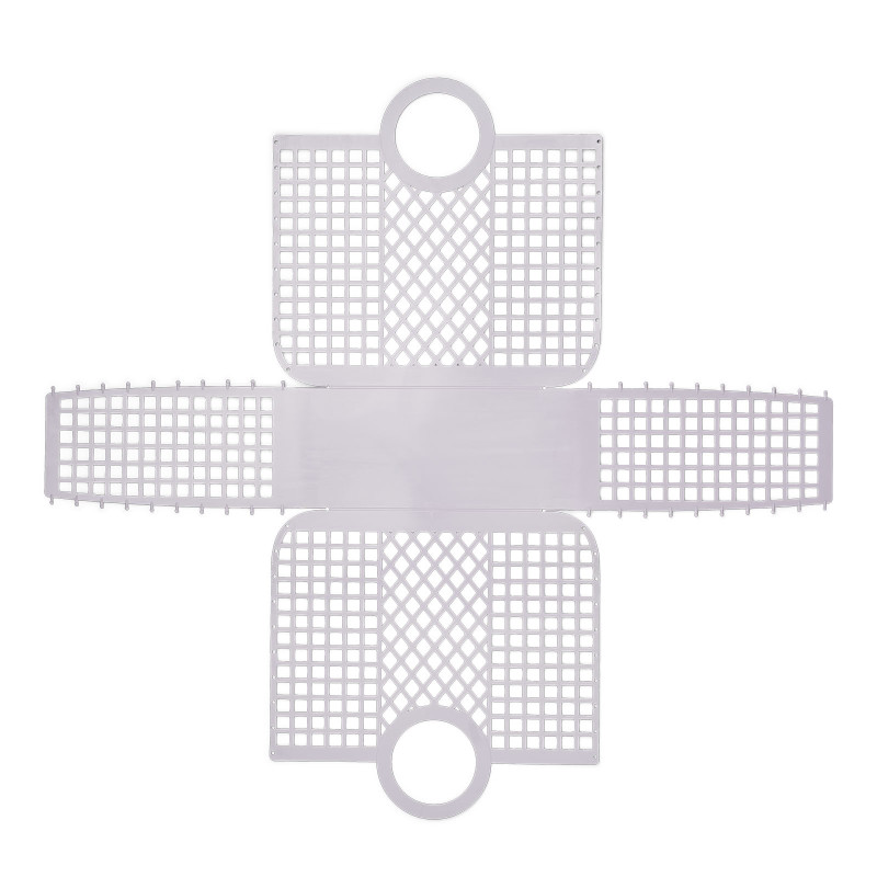 Coș mare LIEWOOD Bloom Misty Lilac