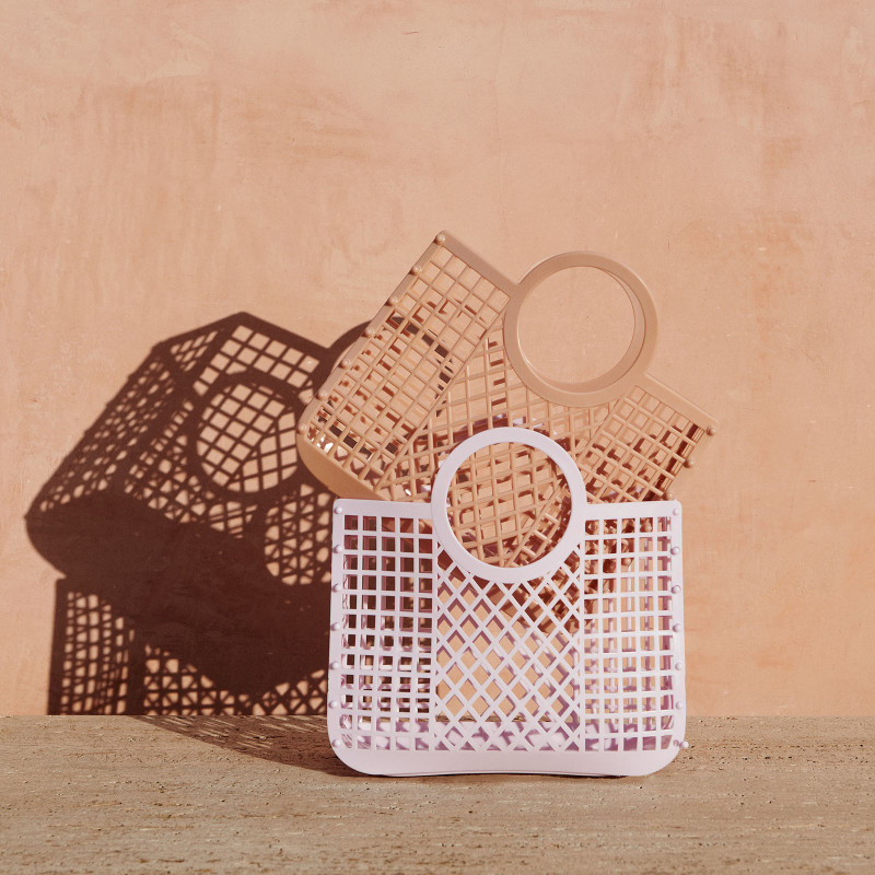 Coș mare LIEWOOD Bloom Misty Lilac