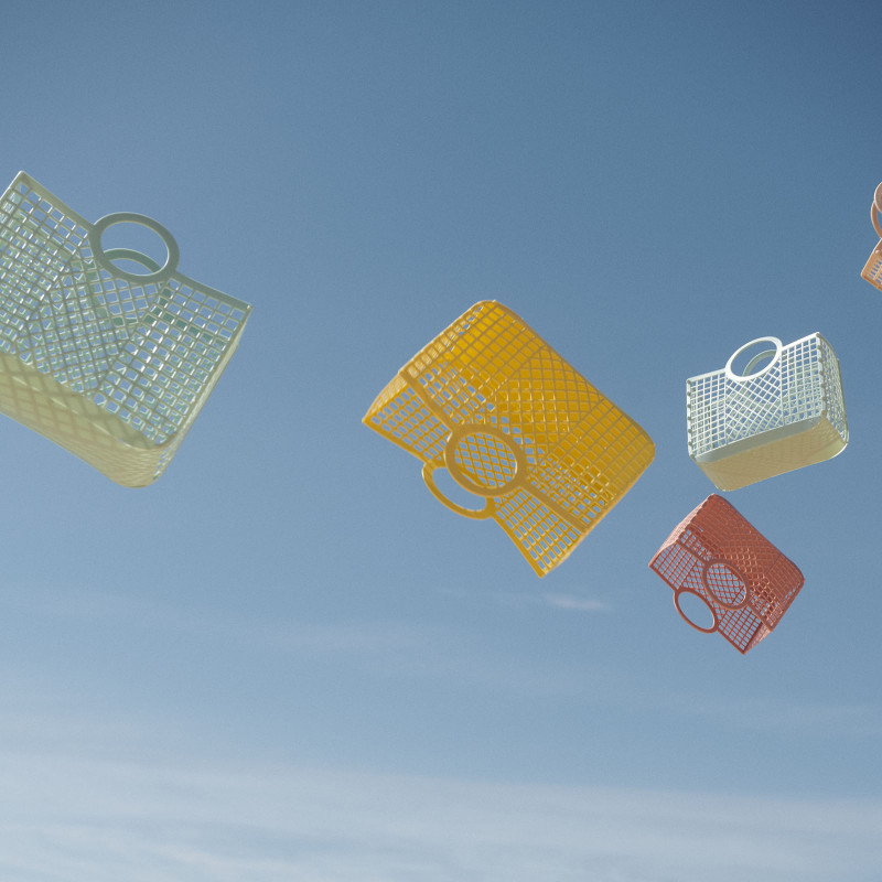 Coș mare LIEWOOD Bloom Rose