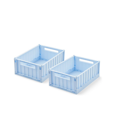 Set 2 cutii de depozitare S LIEWOOD Weston Pure Sky Set 2 cutii de depozitare S LIEWOOD Weston Pure Sky