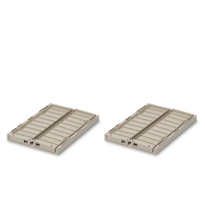 Set 2 cutii de depozitare S LIEWOOD Weston Sandy Set 2 cutii de depozitare S LIEWOOD Weston Sandy