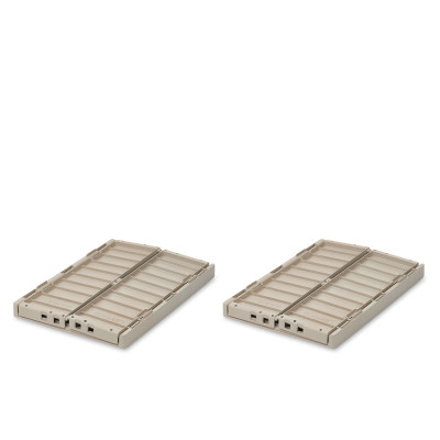 Set 2 cutii de depozitare M LIEWOOD Weston Sandy Set 2 cutii de depozitare M LIEWOOD Weston Sandy