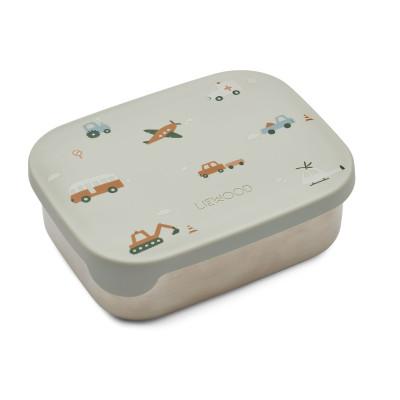 Cutie pentru gustare LIEWOOD Arthur Vehicles Dove Blue Mix