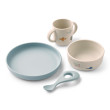 Set de masă din silicon LIEWOOD Vivi Aviator Ecru