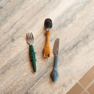 Tacâmuri pentru copii LIEWOOD Tove Golden Caramel Mix