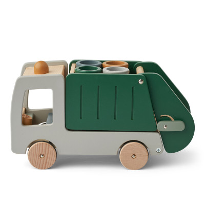 Camion de reciclare din lemn LIEWOOD Irina Garden Green Camion de reciclare din lemn LIEWOOD Irina Garden Green