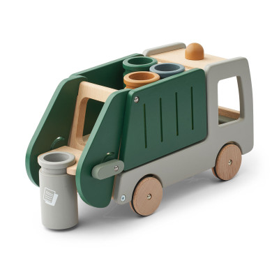 Camion de reciclare din lemn LIEWOOD Irina Garden Green Camion de reciclare din lemn LIEWOOD Irina Garden Green