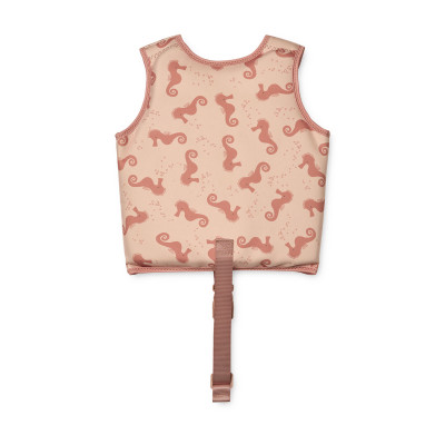 Vestă de înot LIEWOOD Dove Seahorse Apple Blossom
