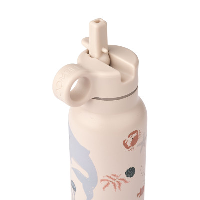Sticlă termoizolantă 350 ml LIEWOOD Falk Sea Creature Sandy