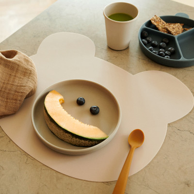 Suport de masă din silicon LIEWOOD Ursuleț Aura Sandy