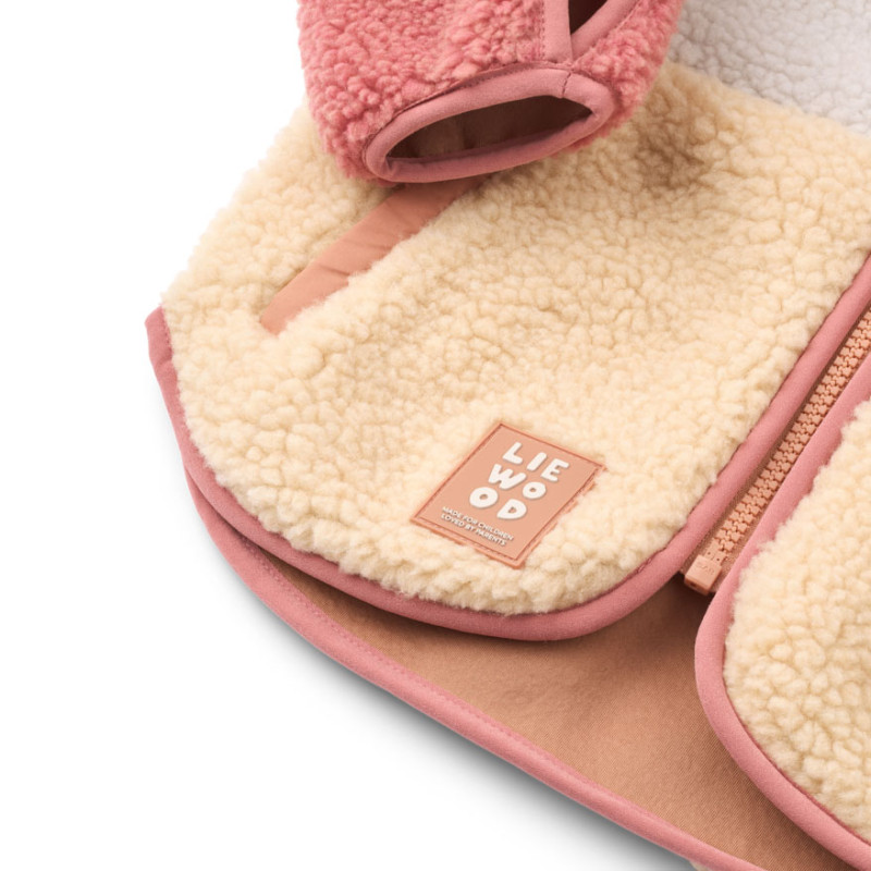 LIEWOOD Jachetă fleece Nolan Apple blossom multi mix