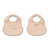 Bavete din silicon LIEWOOD Ember Mini Butterfly / Apple blossom set 2 bucăți