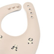 Bavete din silicon LIEWOOD Ember Panda / Sandy set 2 bucăți