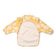 Bavetă cu mâneci LIEWOOD Merle Ruffle Flower / Lemon yellow