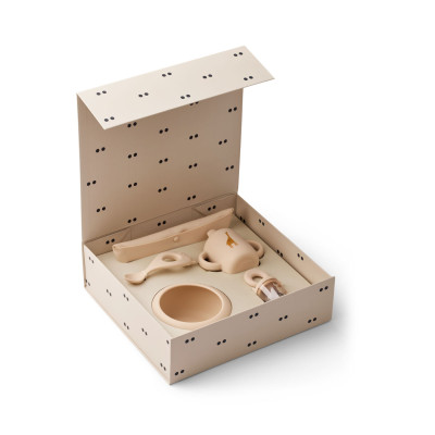 LIEWOOD set de masă pentru bebeluși Mileah Apple Blossom