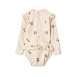 LIEWOOD Sille costum de baie pentru bebeluși cu mânecă lungă Peach / Sea shell