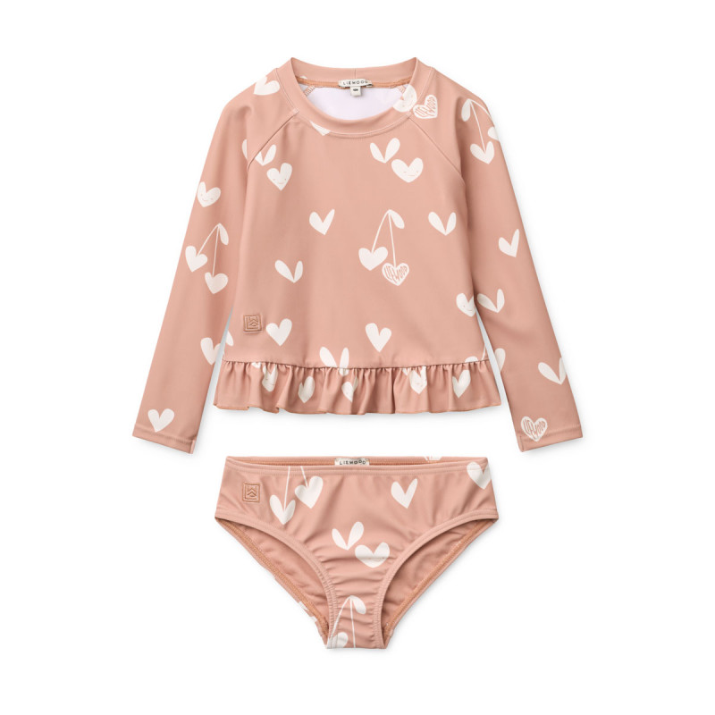 LIEWOOD Set costum de baie Dagny Sweethearts Pale Tuscany