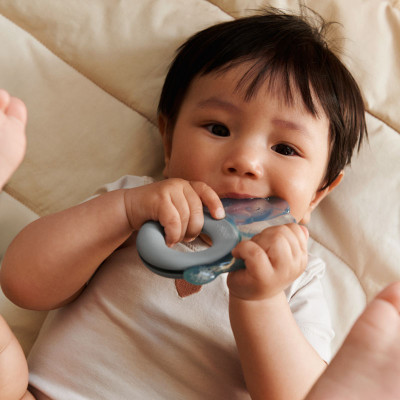 LIEWOOD jucărie de dentiție răcoritoare Rita elefant set 2 buc. Sandy / Dove blue