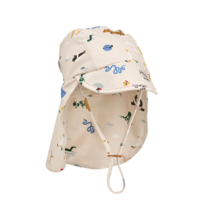 LIEWOOD Pălărie de înot cu protecție UV pentru copii Cecilia Around the world / Sandy