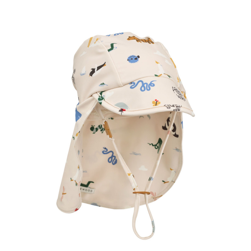 LIEWOOD Pălărie de înot cu protecție UV pentru copii Cecilia Around the world / Sandy