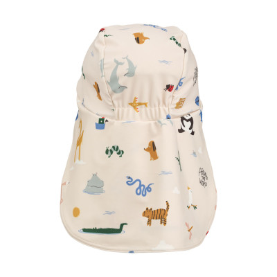 LIEWOOD Pălărie de înot cu protecție UV pentru copii Cecilia Around the world / Sandy