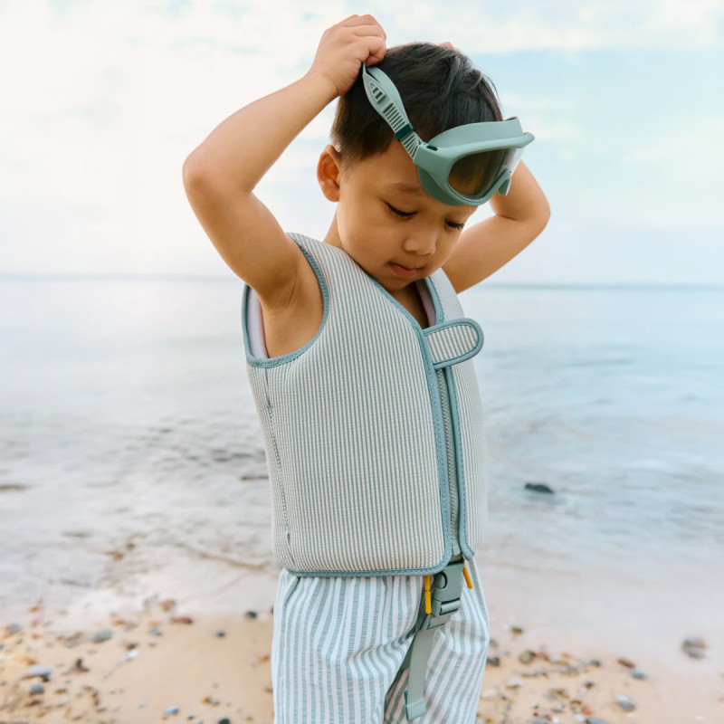 LIEWOOD Duke pantaloni scurți de baie cu dungi Stripe Peppermint