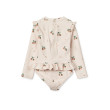 LIEWOOD Sille costum de baie cu mânecă lungă Peach / Sea shell