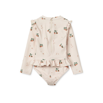 LIEWOOD Sille costum de baie cu mânecă lungă Peach / Sea shell
