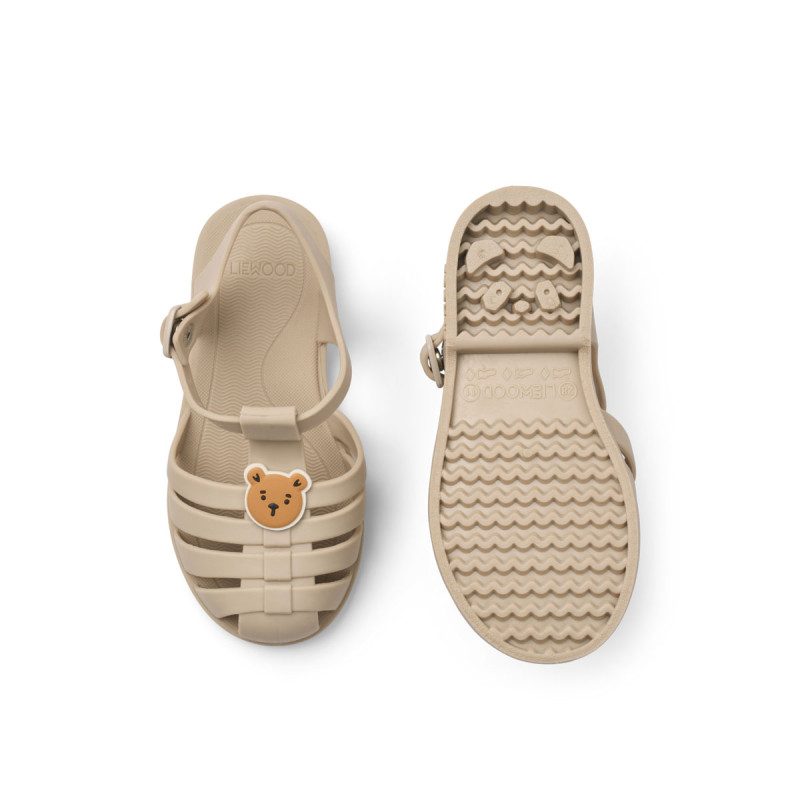 LIEWOOD sandale Bre Beach cu accesorii Bear sandy