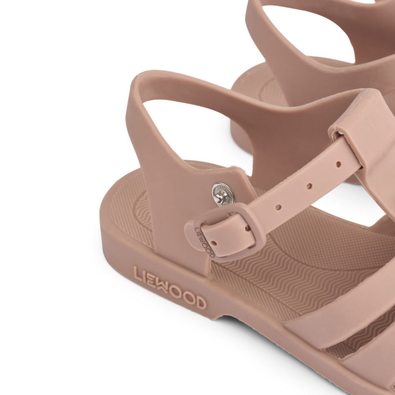 LIEWOOD sandale Bre Beach cu accesorii Peach / Dark rose
